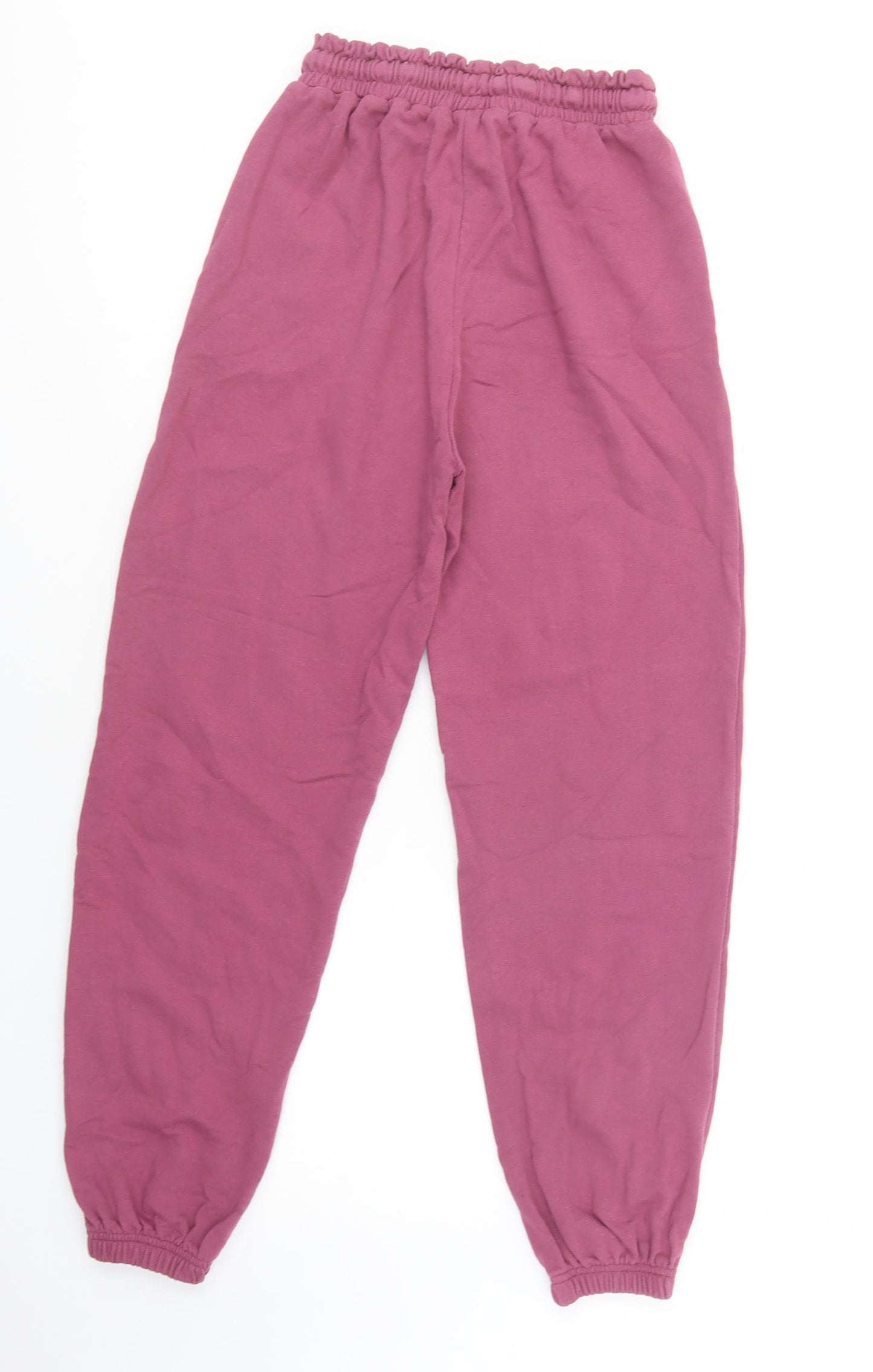 George Girls Purple  Cotton Jogger Trousers Size 12-13 Years  Regular Drawstring