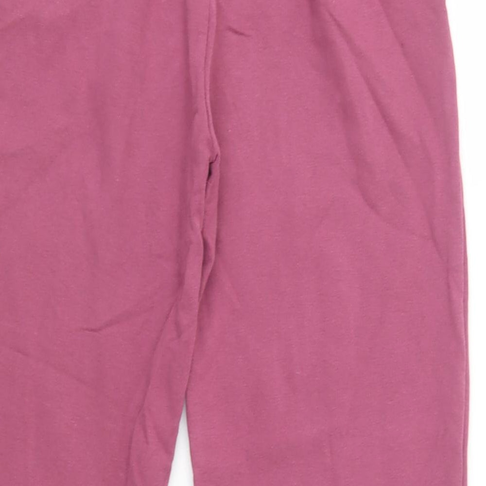 George Girls Purple  Cotton Jogger Trousers Size 12-13 Years  Regular Drawstring