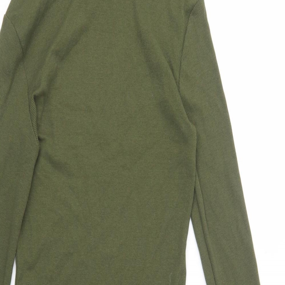 SheIn Womens Green  Polyester Bodycon  Size S  Round Neck Pullover
