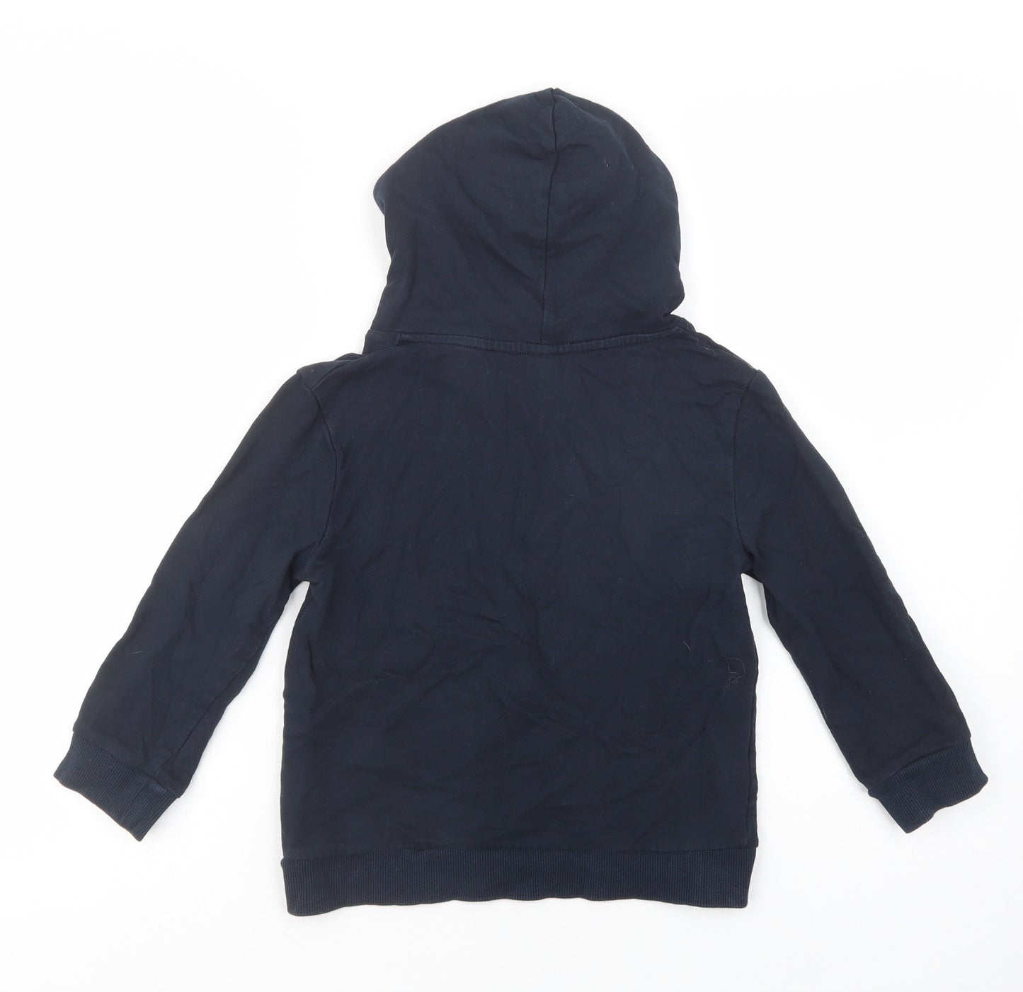 Closure Girls Blue  Cotton Pullover Hoodie Size 7-8 Years  Pullover
