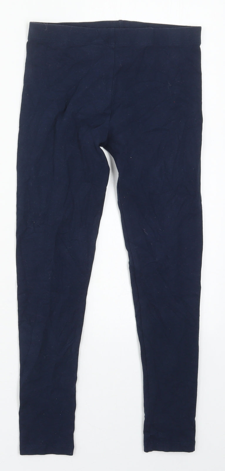NEXT Girls Blue  Cotton Carrot Trousers Size 10 Years  Regular