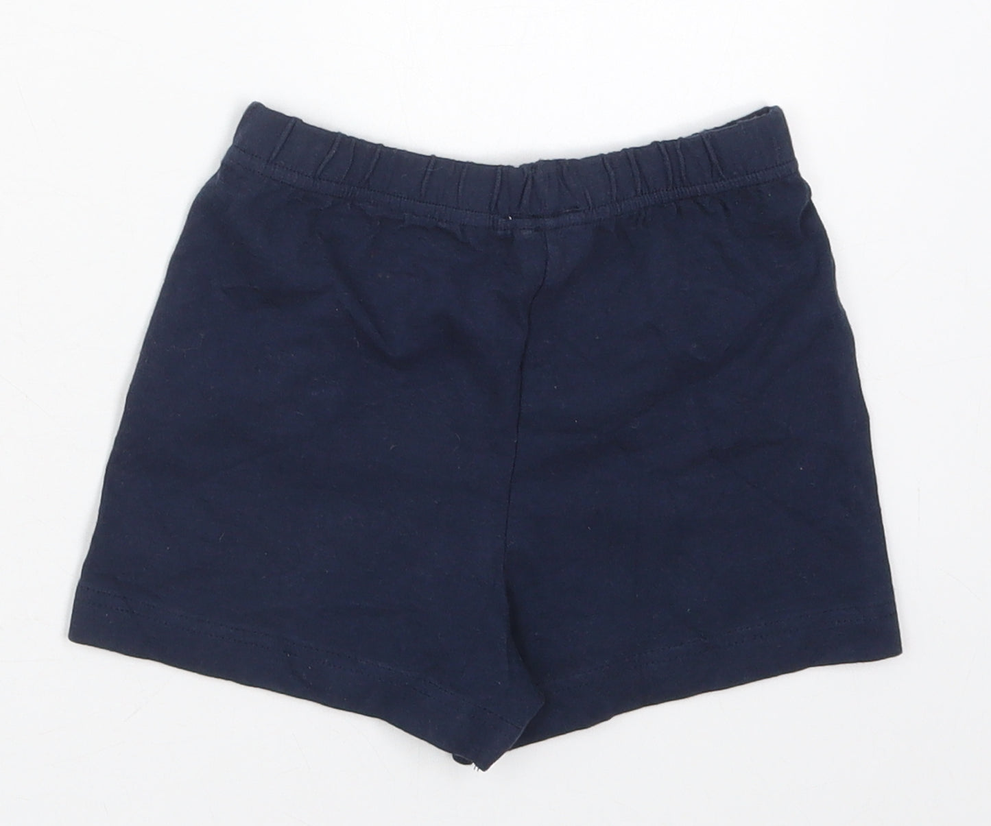 Young Dimensions Boys Blue  Cotton Sweat Shorts Size 9-10 Years  Regular