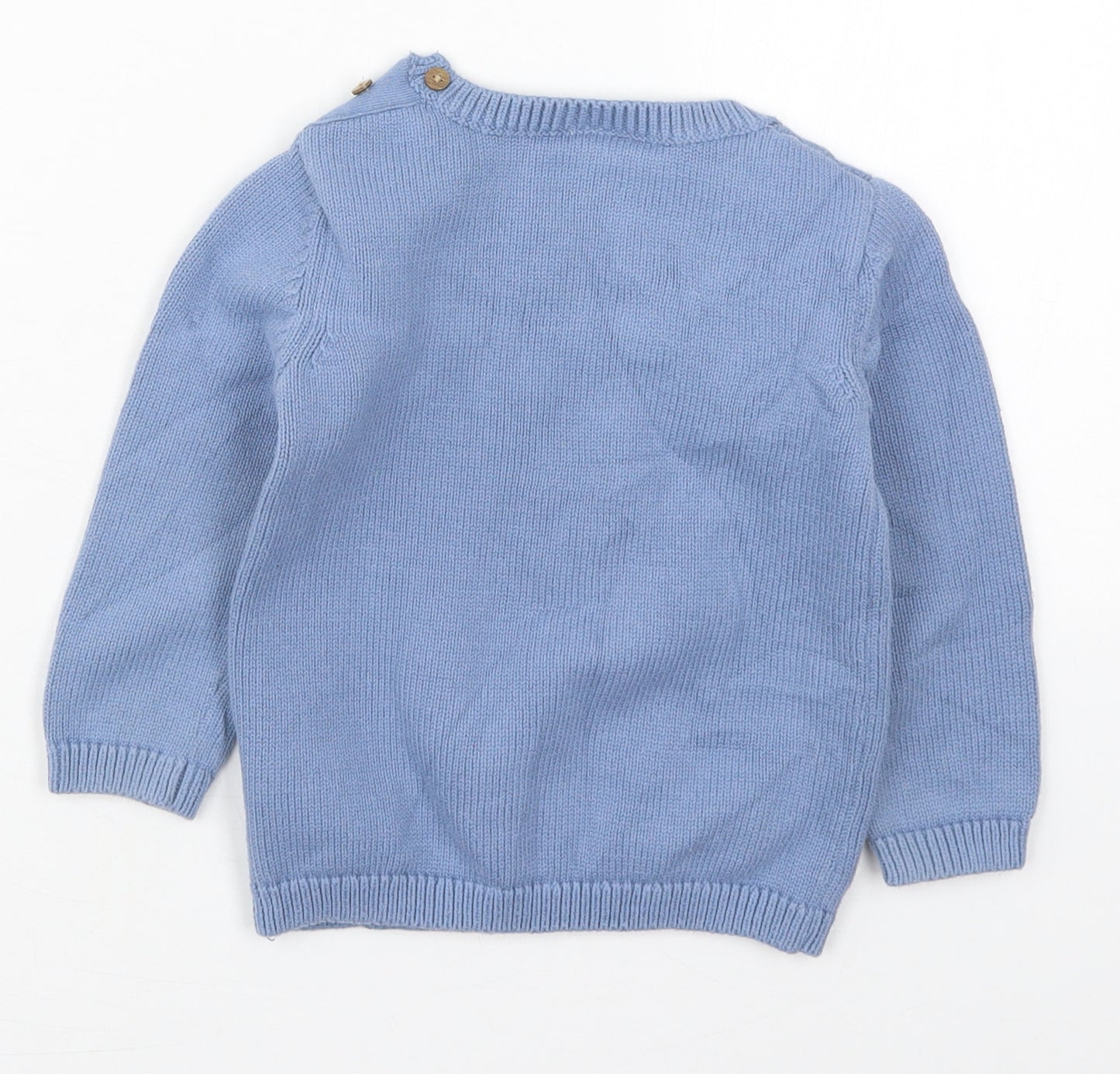 NEXT Boys Blue  Cotton Pullover Jumper Size 18-24 Months  Pullover - Dog