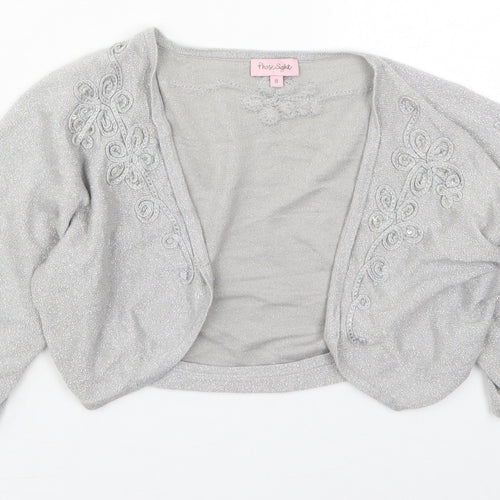 Phase Eight Womens Grey V-Neck  Viscose Cardigan Jumper Size 8