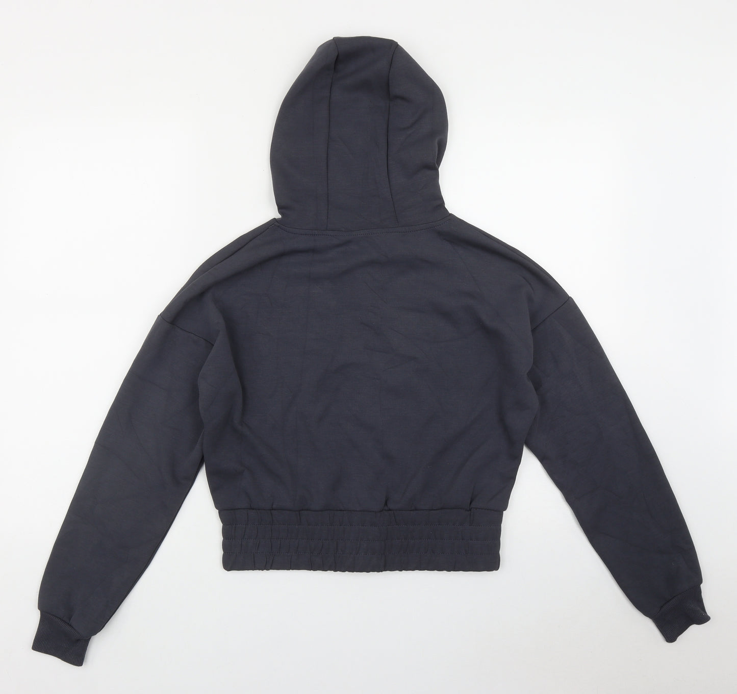 George Girls Grey  Polyester Full Zip Hoodie Size 12 Years