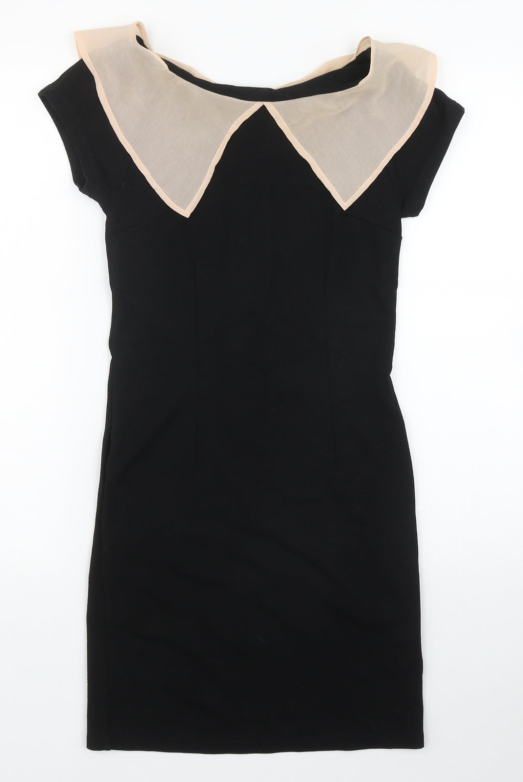 The Laundry Room Womens Black  Cotton A-Line  Size 8  Round Neck