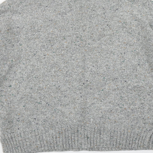 NEXT Womens Grey Round Neck  Acrylic Pullover Jumper Size 6