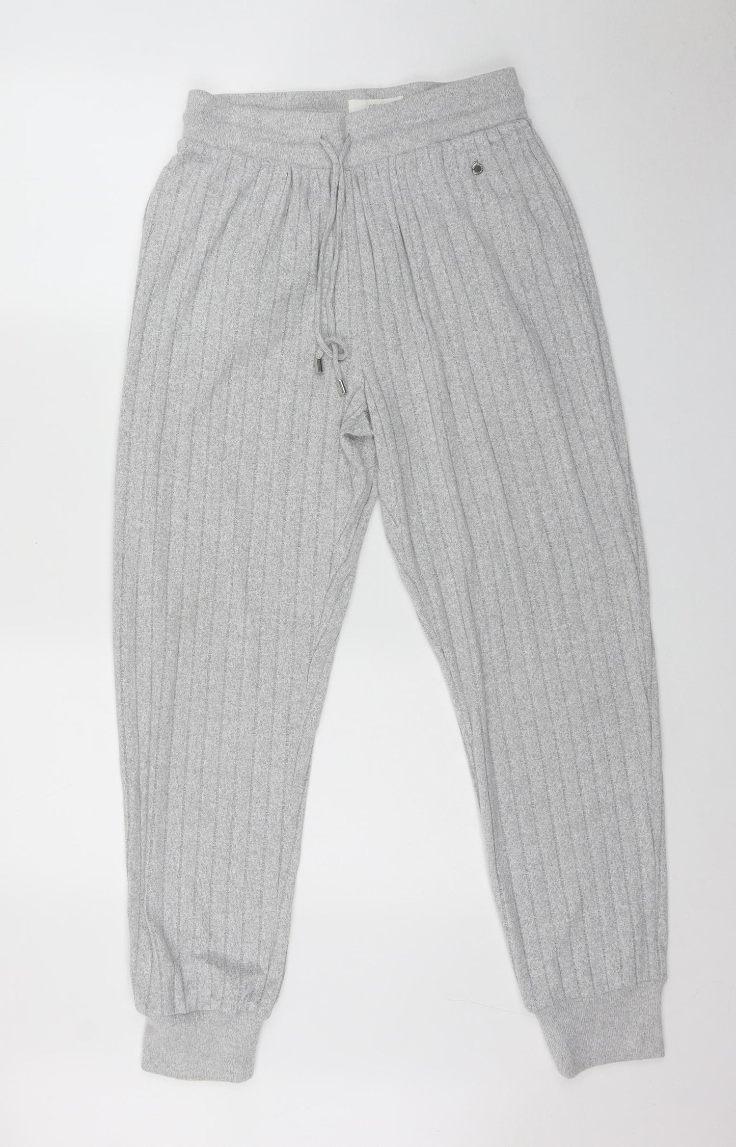 NEXT Womens Grey  Polyester Jogger Trousers Size 10 L29 in Regular  - Lounge Pants