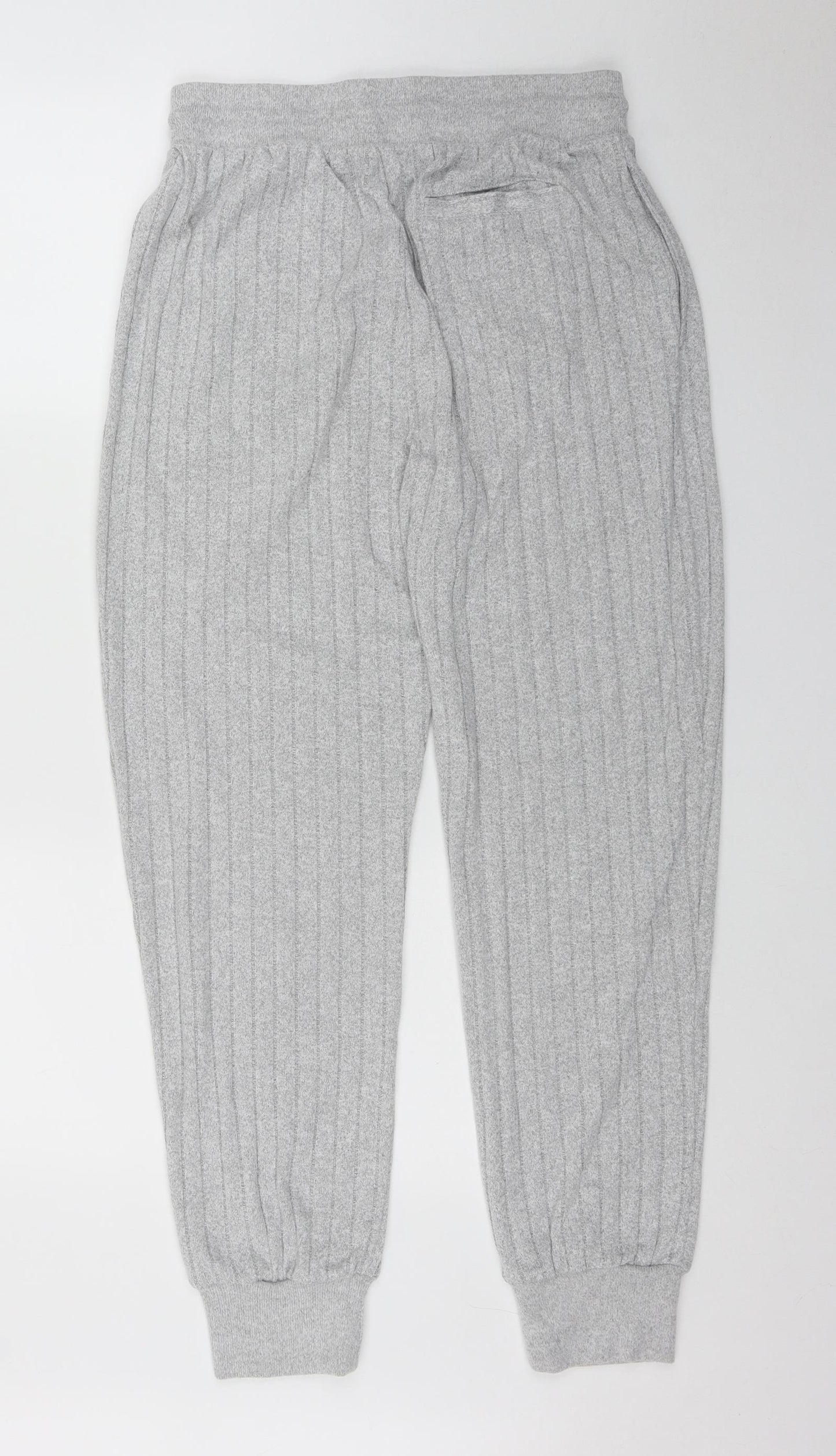 NEXT Womens Grey  Polyester Jogger Trousers Size 10 L29 in Regular  - Lounge Pants