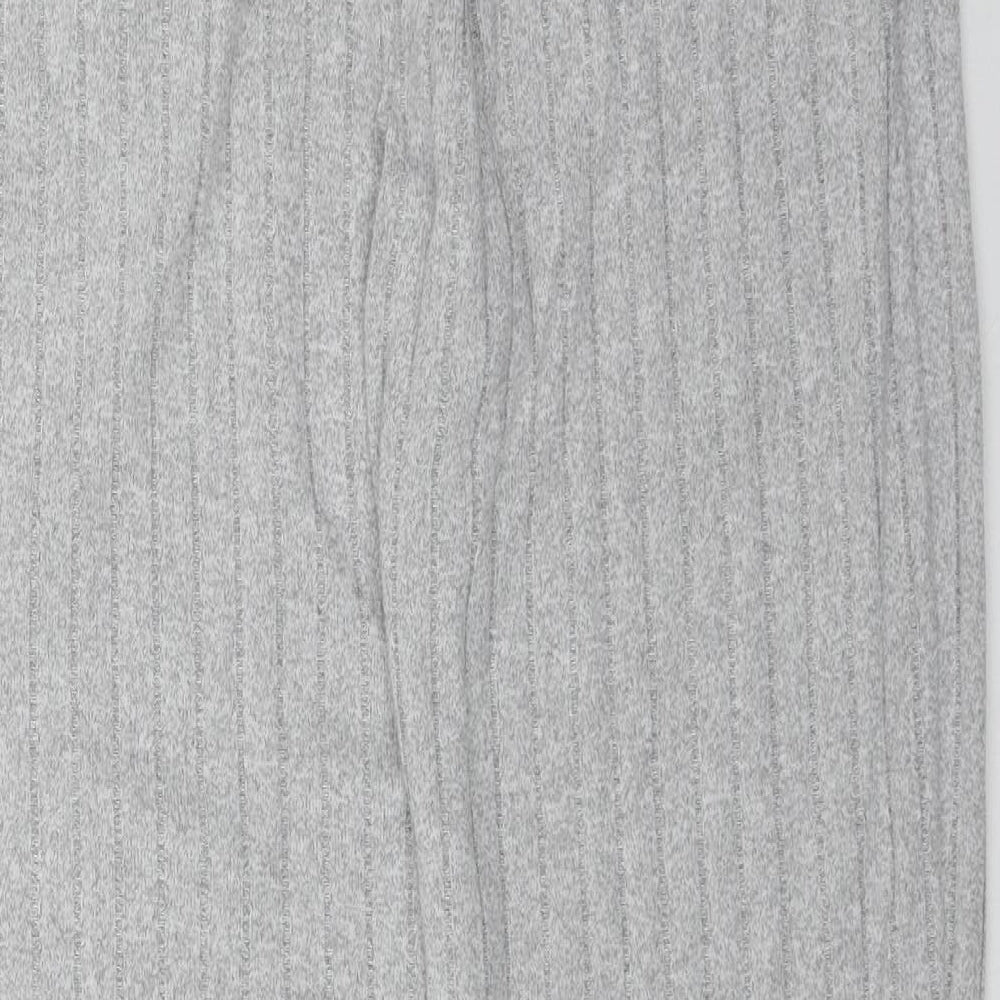 NEXT Womens Grey  Polyester Jogger Trousers Size 10 L29 in Regular  - Lounge Pants