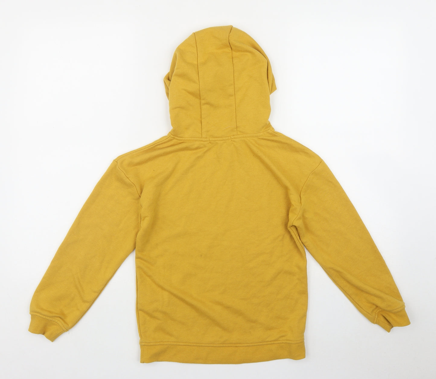 Primark Girls Yellow  Cotton Pullover Hoodie Size 9-10 Years