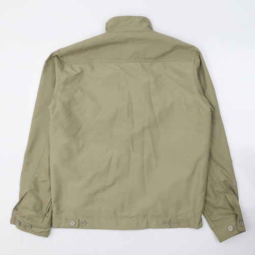 Daniel Lei Mens Beige   Jacket Coat Size M  Zip