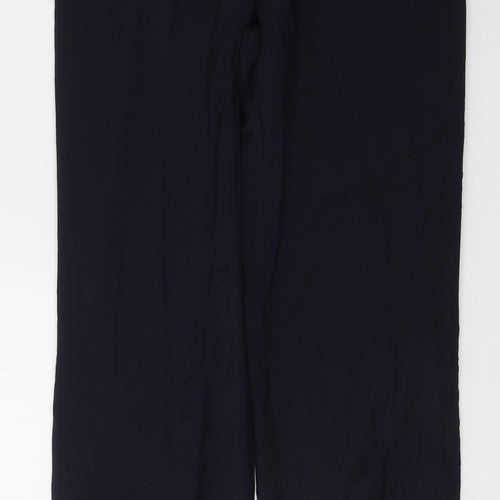 Brook Taverner Womens Black  Polyester Trousers  Size 10 L30 in Regular Button