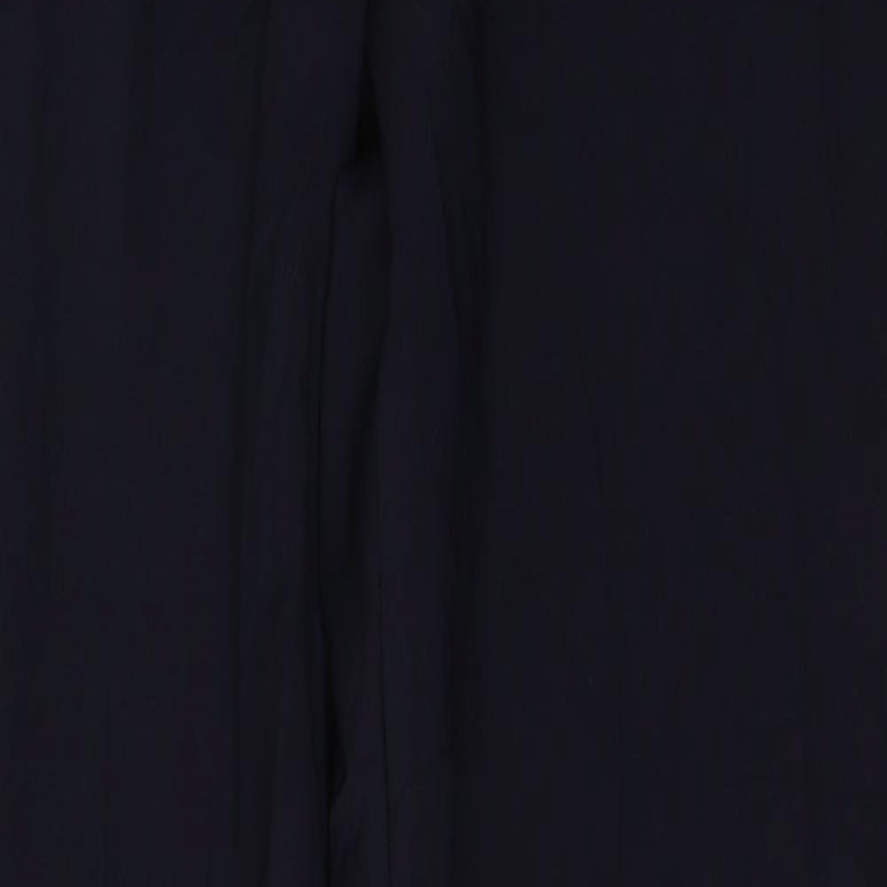 Brook Taverner Womens Black  Polyester Trousers  Size 10 L30 in Regular Button