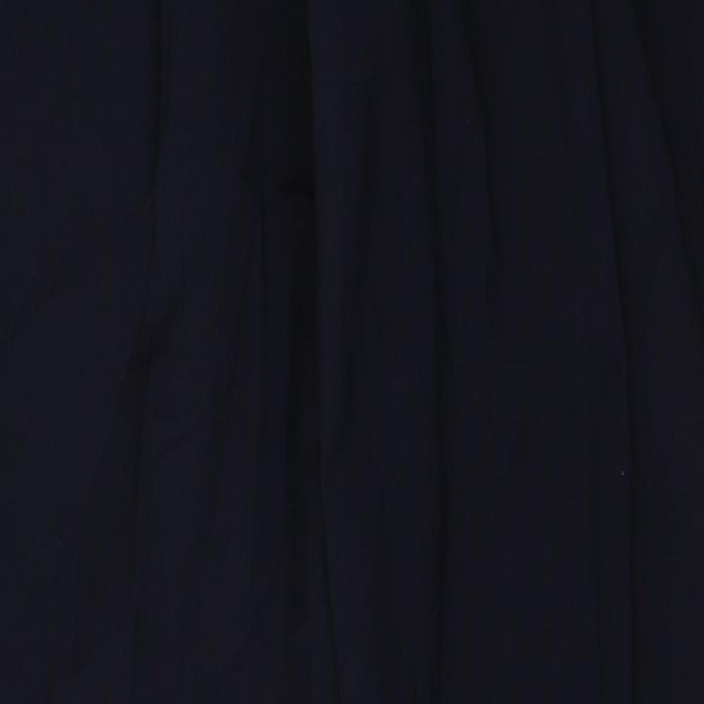 Brook Taverner Womens Black  Polyester Trousers  Size 10 L30 in Regular Button