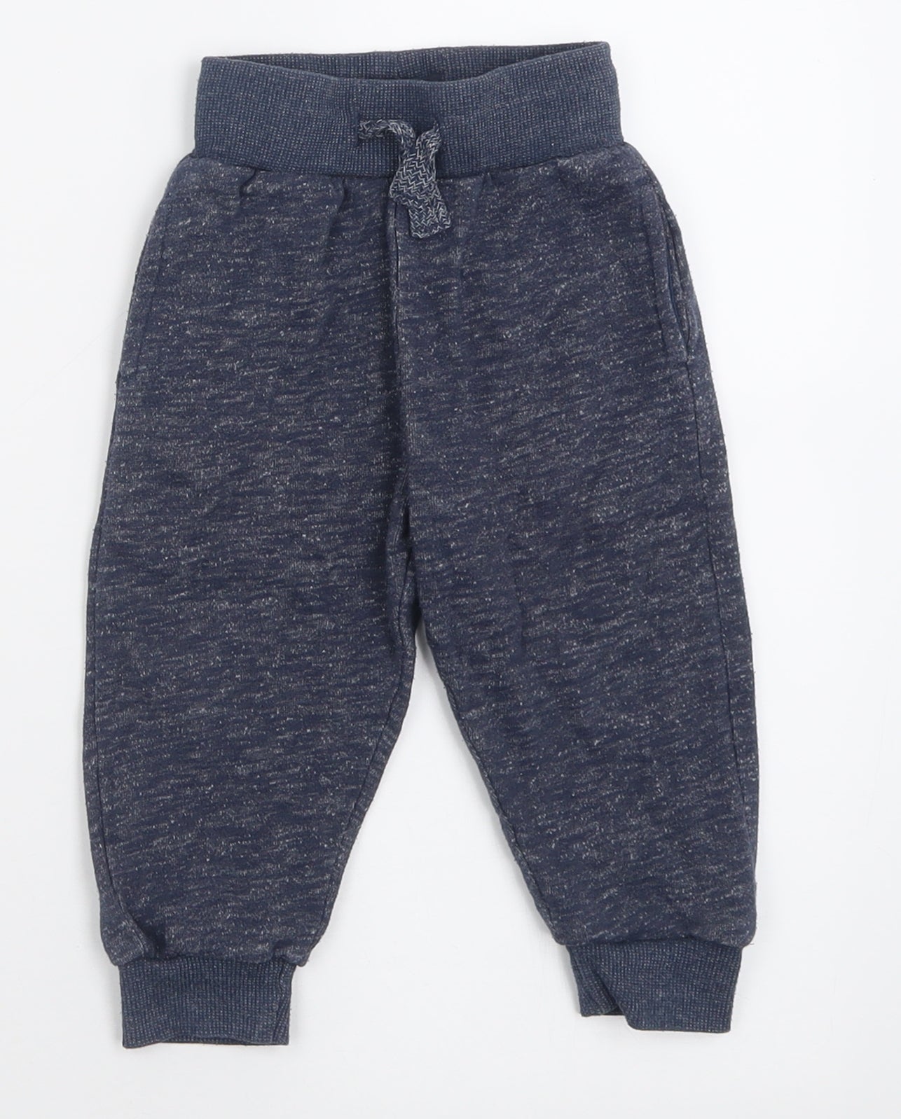 Primark Boys Blue  Cotton Jogger Trousers Size 18-24 Months  Tie