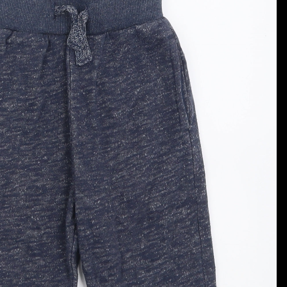 Primark Boys Blue  Cotton Jogger Trousers Size 18-24 Months  Tie