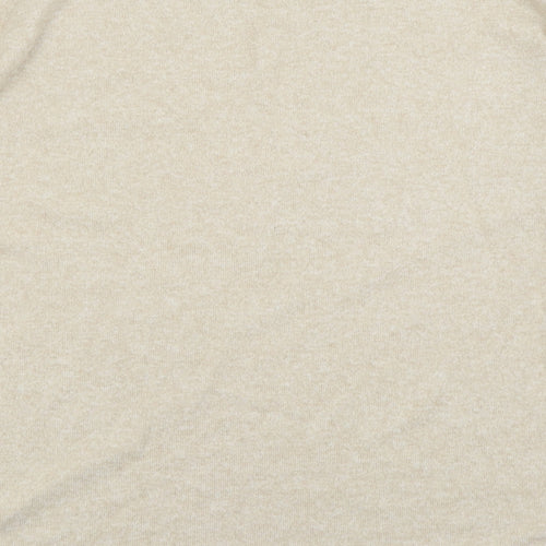 Primark Womens Beige Crew Neck  Polyester Pullover Jumper Size S