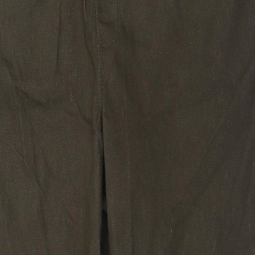 pep&co Womens Green  Cotton Jegging Trousers Size 22 L30 in Regular