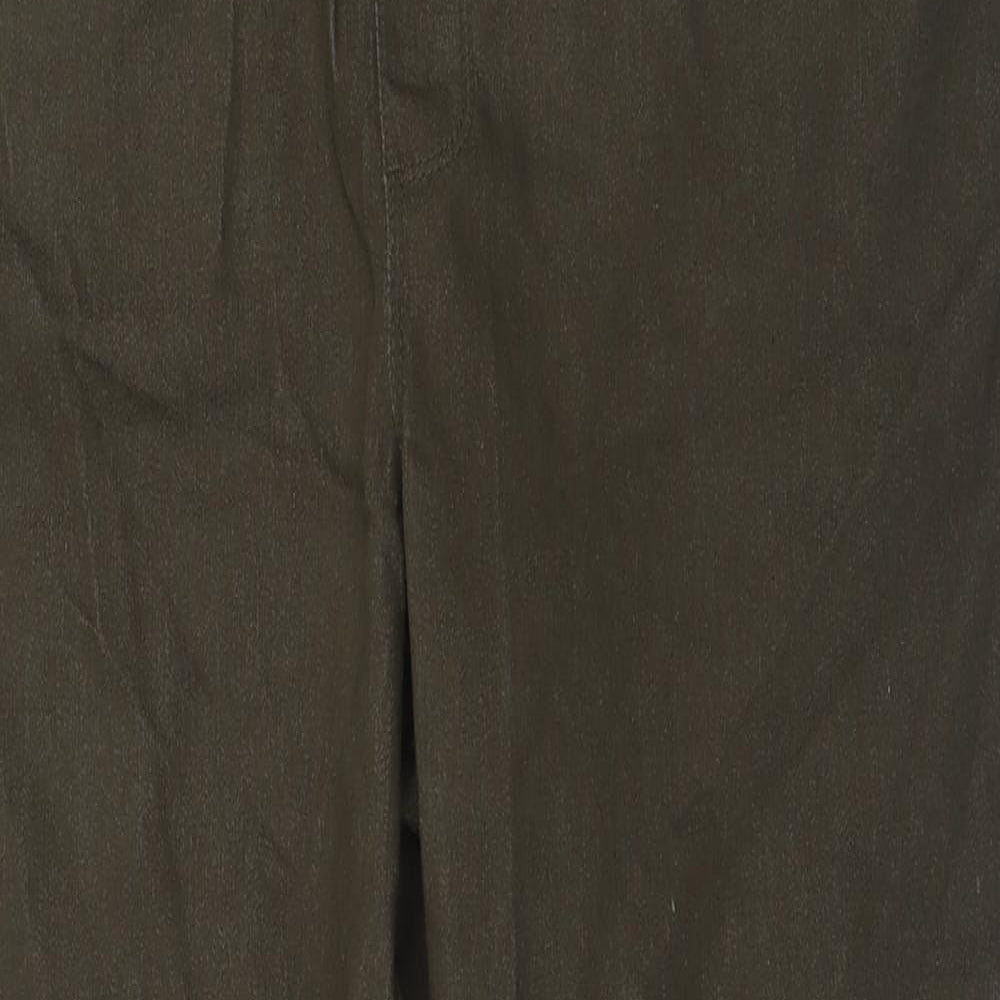 pep&co Womens Green  Cotton Jegging Trousers Size 22 L30 in Regular