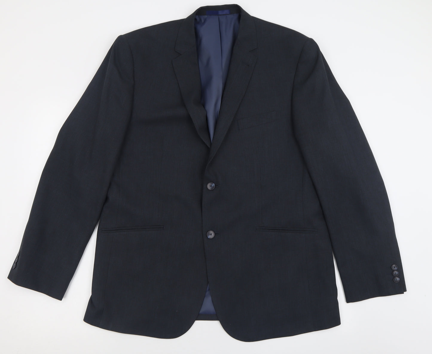Taylor & Wright Mens Grey  Polyester Jacket Suit Jacket Size 44