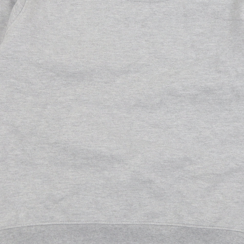 Brave Soul Mens Grey  Cotton Pullover Sweatshirt Size S