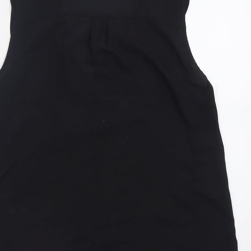 Marks and Spencer Womens Black  Polyester Basic Tank Size 10 V-Neck