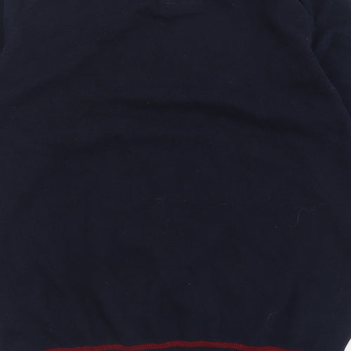 threadcare Mens Blue Crew Neck  Polyester Pullover Jumper Size M