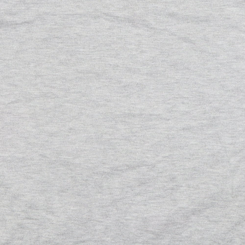 H&M Womens Grey Crew Neck  Viscose Pullover Jumper Size S
