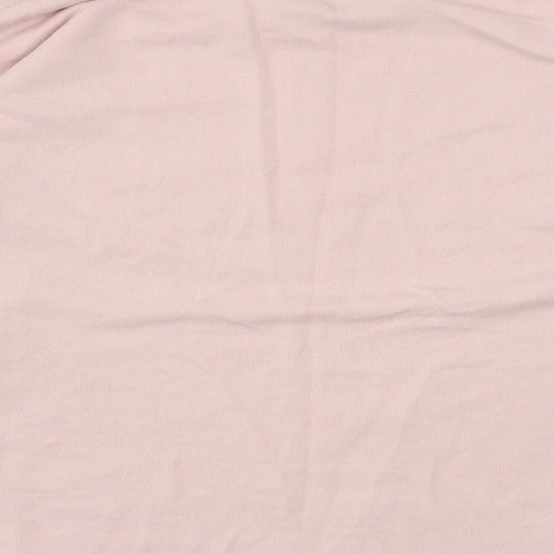 Pull&Bear Womens Pink  Cotton Pullover Sweatshirt Size M  Pullover