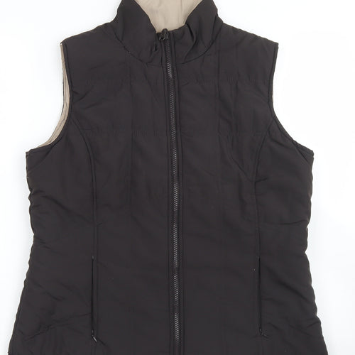TU Womens Brown   Gilet Coat Size 16  Zip