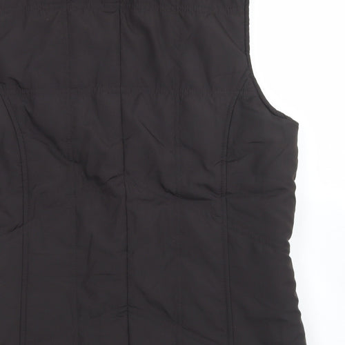 TU Womens Brown   Gilet Coat Size 16  Zip