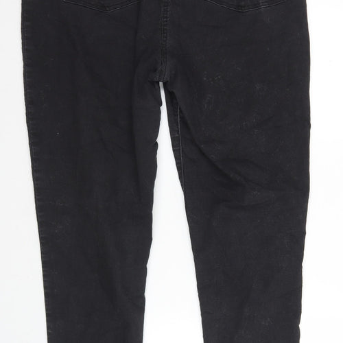 COLLUSION Womens Black  Cotton Skinny Jeans Size 36 in L30 in Regular Button