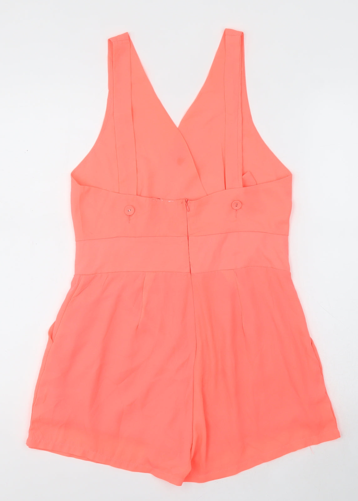 Dolls Paris Womens Pink  100% Polyester Playsuit One-Piece Size L  Zip