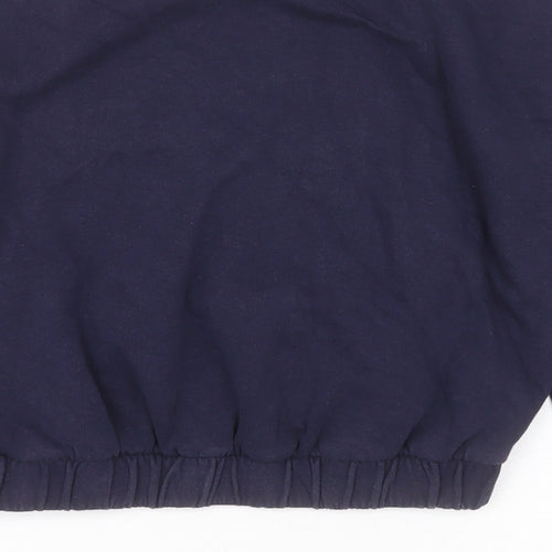 H&M Girls Blue  Cotton Pullover Sweatshirt Size 11-12 Years  Pullover