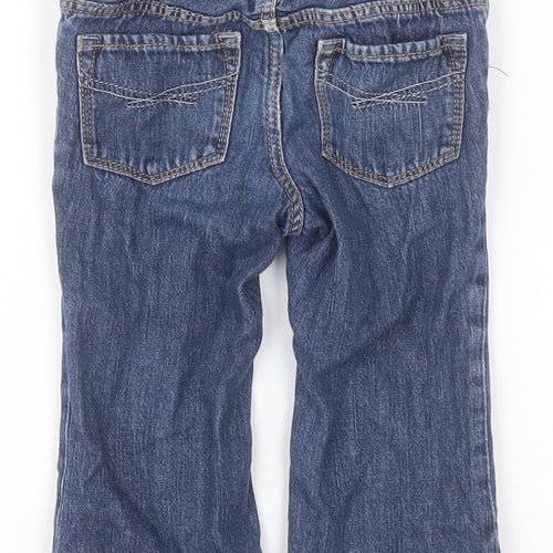 Gap Baby Blue  Cotton Jogger Jeans Size 12-18 Months  Button