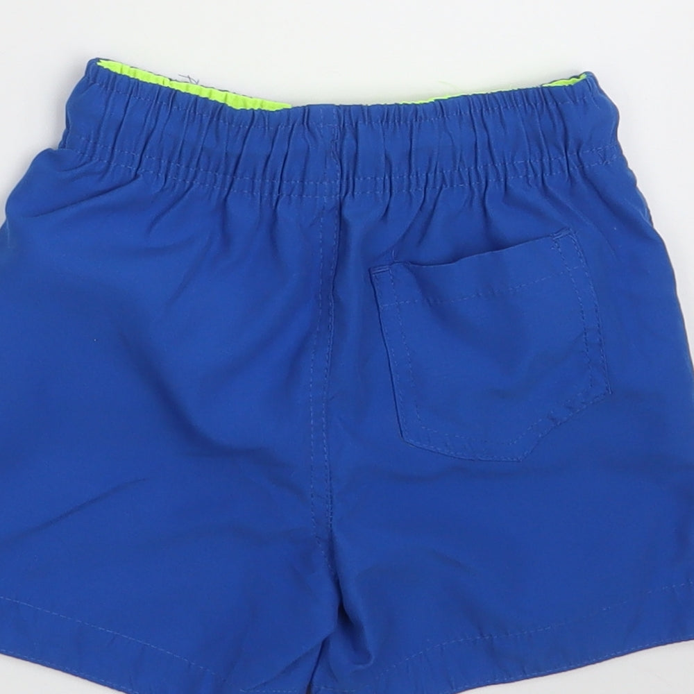 Primark Boys Blue  100% Polyester Sweat Shorts Size 2-3 Years  Regular  - California Surf