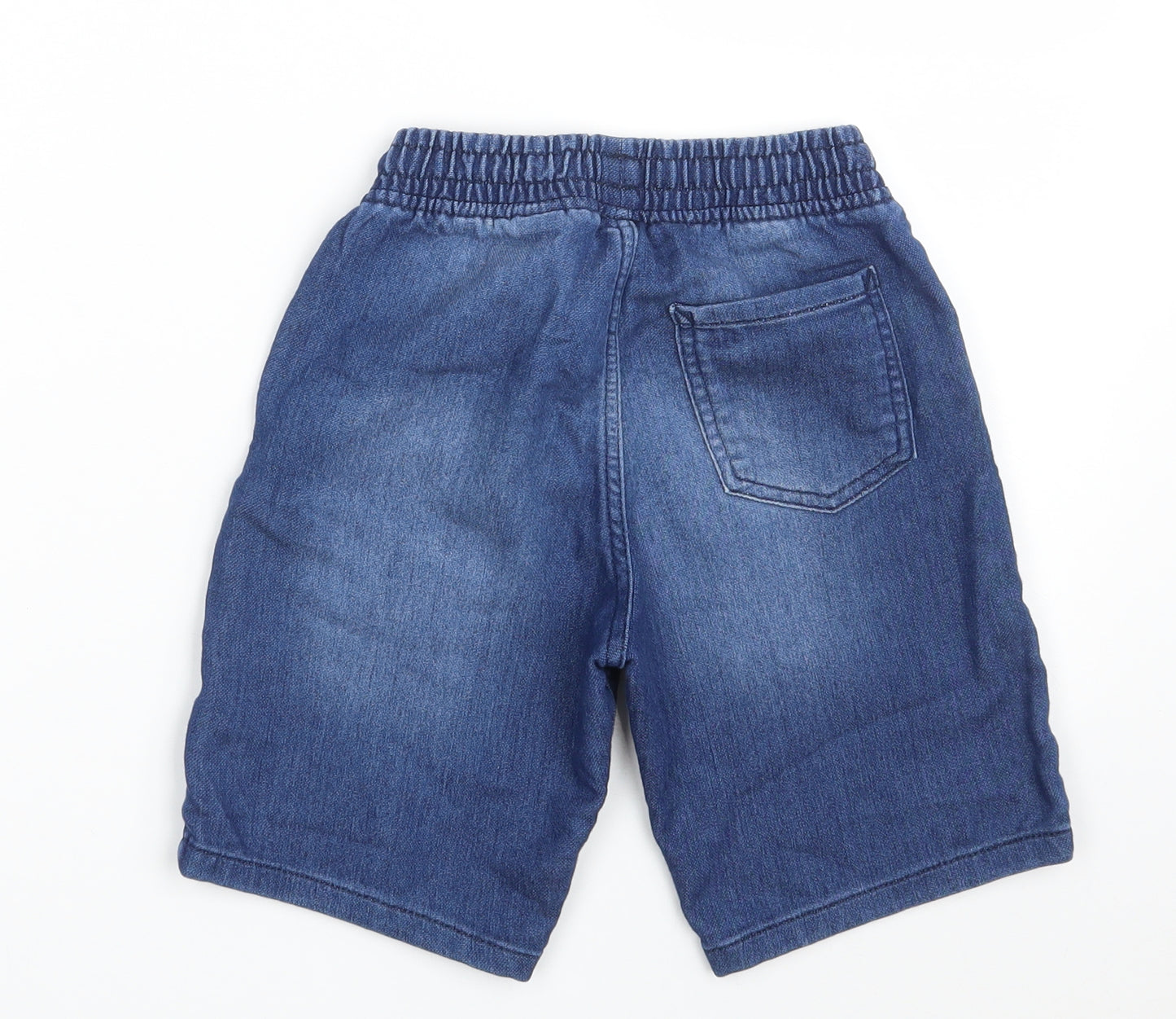 H&M Boys Blue  Cotton Bermuda Shorts Size 6-7 Years  Regular