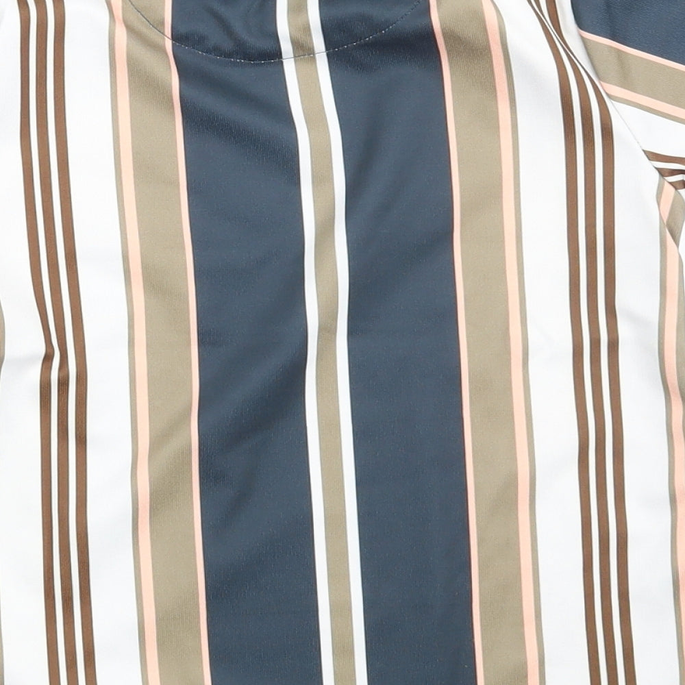 River Island Boys Multicoloured Striped Polyester Pullover Sweatshirt Size 5-6 Years   - Maison Riveria