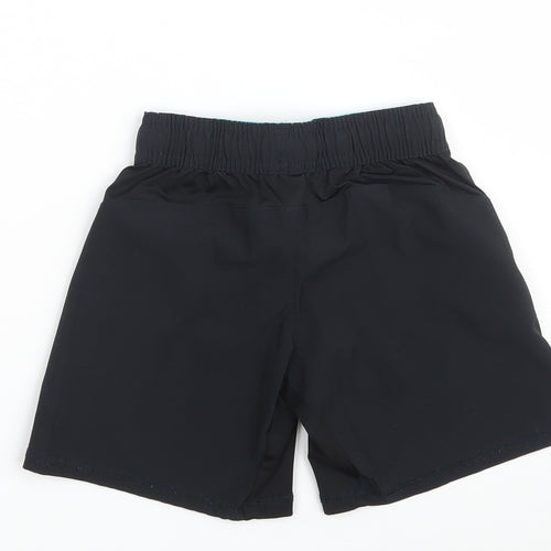 DOMYOS Boys Black  Polyester Sweat Shorts Size 5 Years  Regular