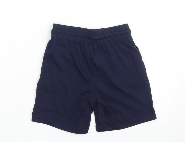 Dunnes Stores Boys Blue Cotton Sweat Shorts Size 5-6 Years Regular