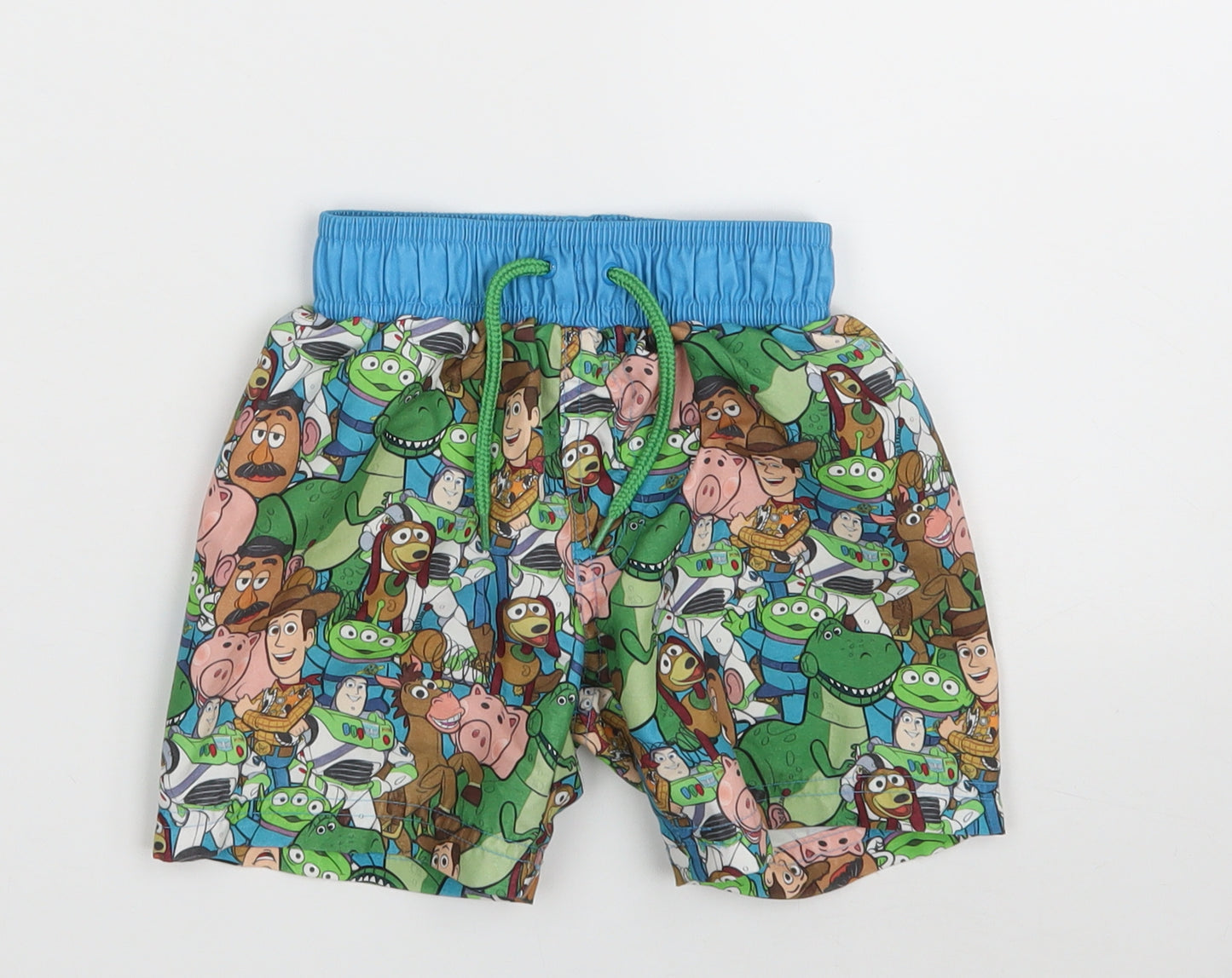 Primark Boys Multicoloured  100% Polyester Sweat Shorts Size 2-3 Years  Regular  - Toy story