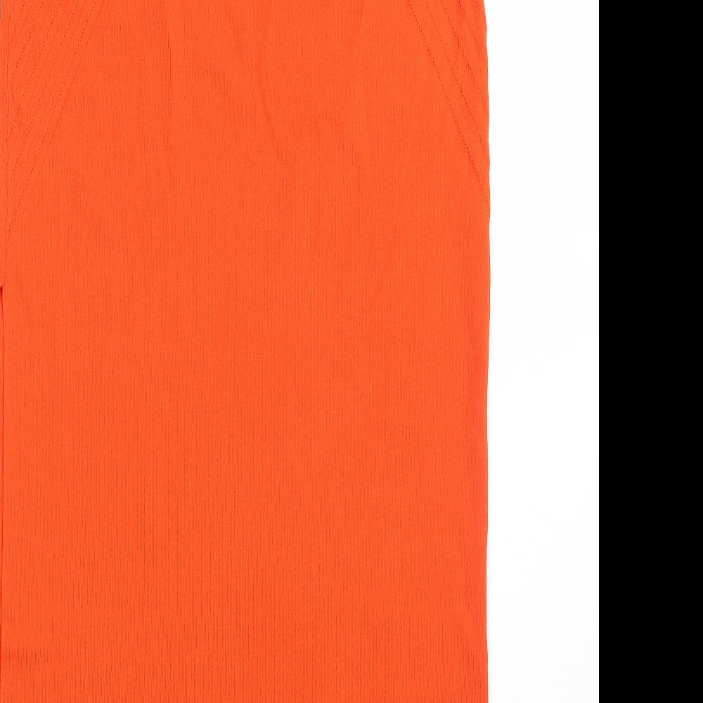 River Island Womens Red  Viscose Straight & Pencil Skirt Size 16