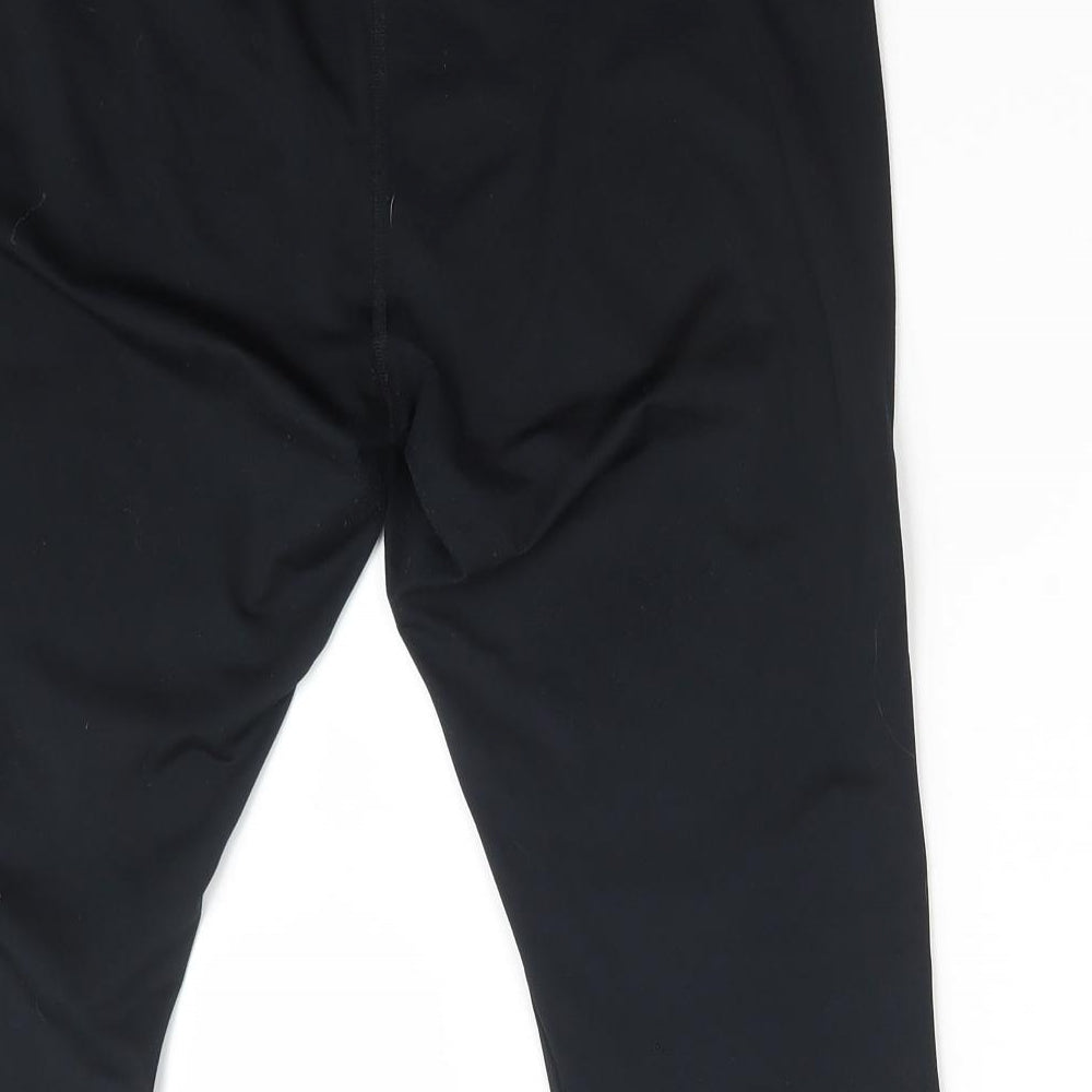 F&F Womens Black  Polyester Compression Shorts Size L L15 in Athletic
