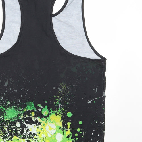 Defendlondon Mens Black  Polyester Vest Sweatshirt Size S   - Batik
