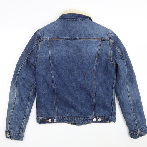 Broken Standard Mens Blue   Jacket  Size M  Button