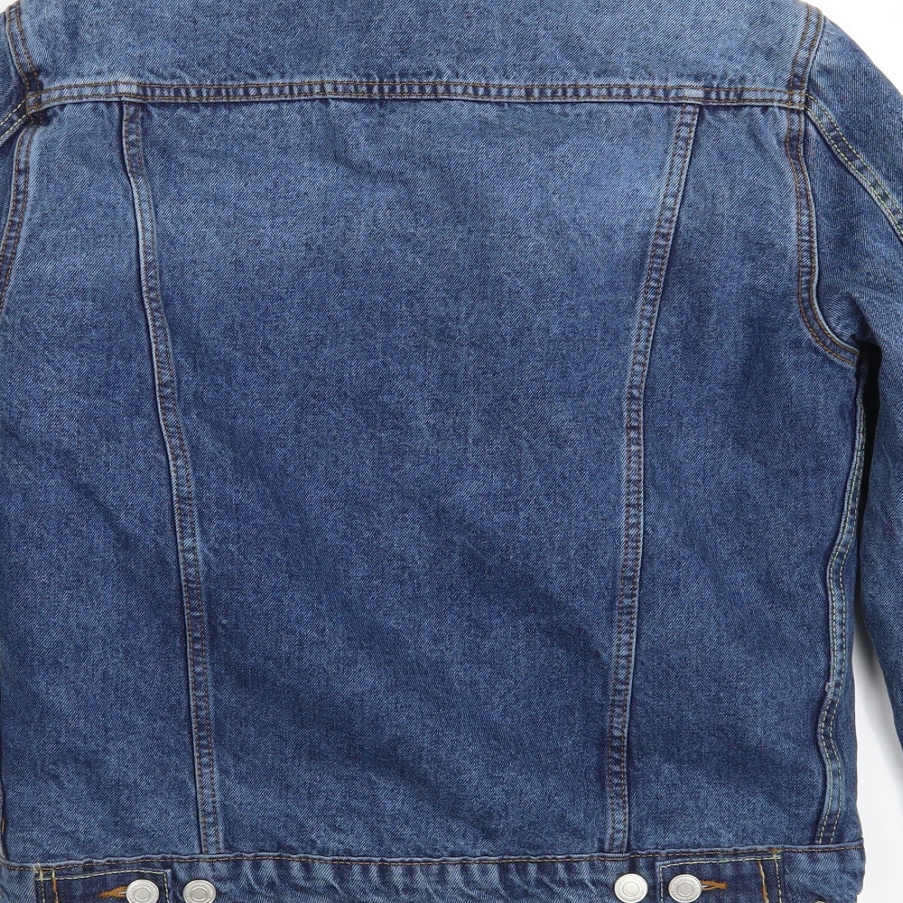 Broken Standard Mens Blue   Jacket  Size M  Button