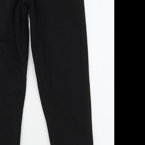PUMA Girls Black  Polyester Jogger Trousers Size 11-12 Years  Slim Drawstring