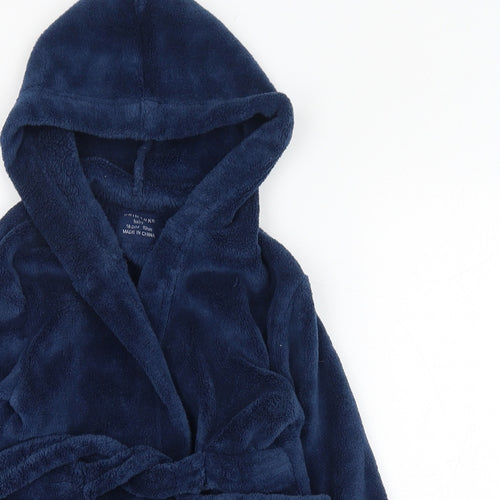 Primark Baby Blue  Polyester Kimono Gown Size 18-24 Months  Tie