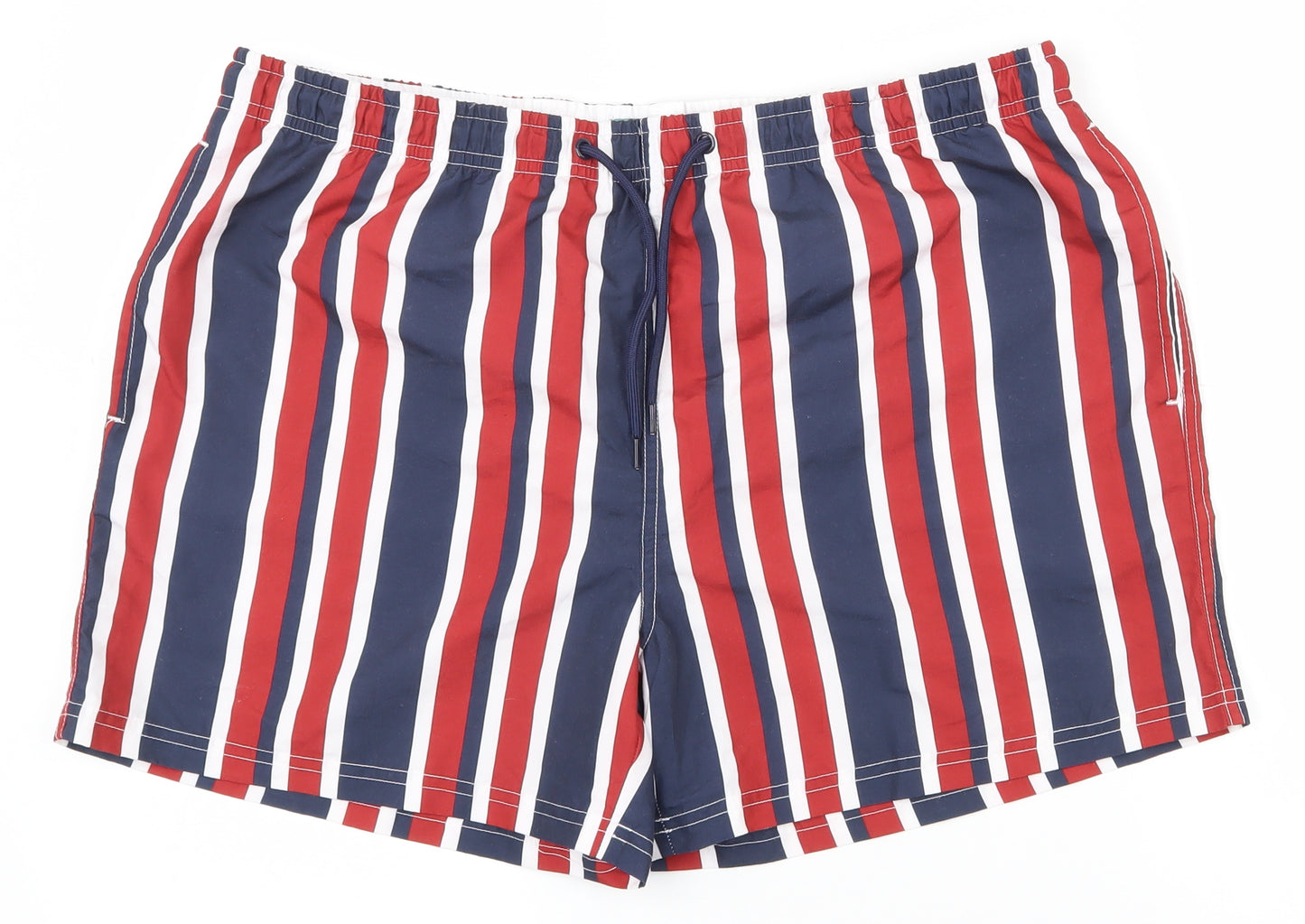 Primark Mens Multicoloured Spotted 100% Polyester Athletic Shorts Size L  Regular Drawstring - 4 in inside leg